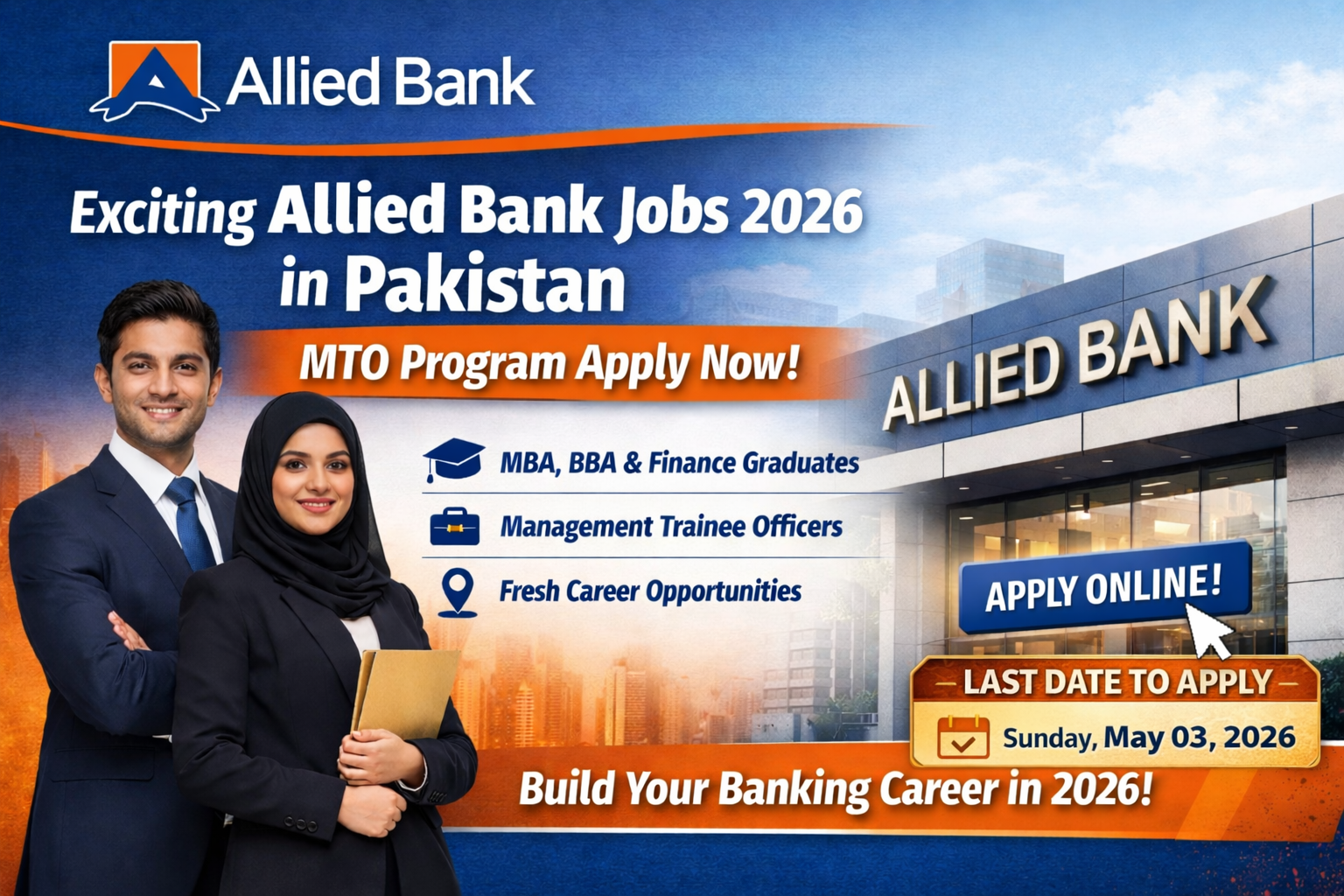 Allied Bank Jobs 2026 in Pakistan – MTO Program