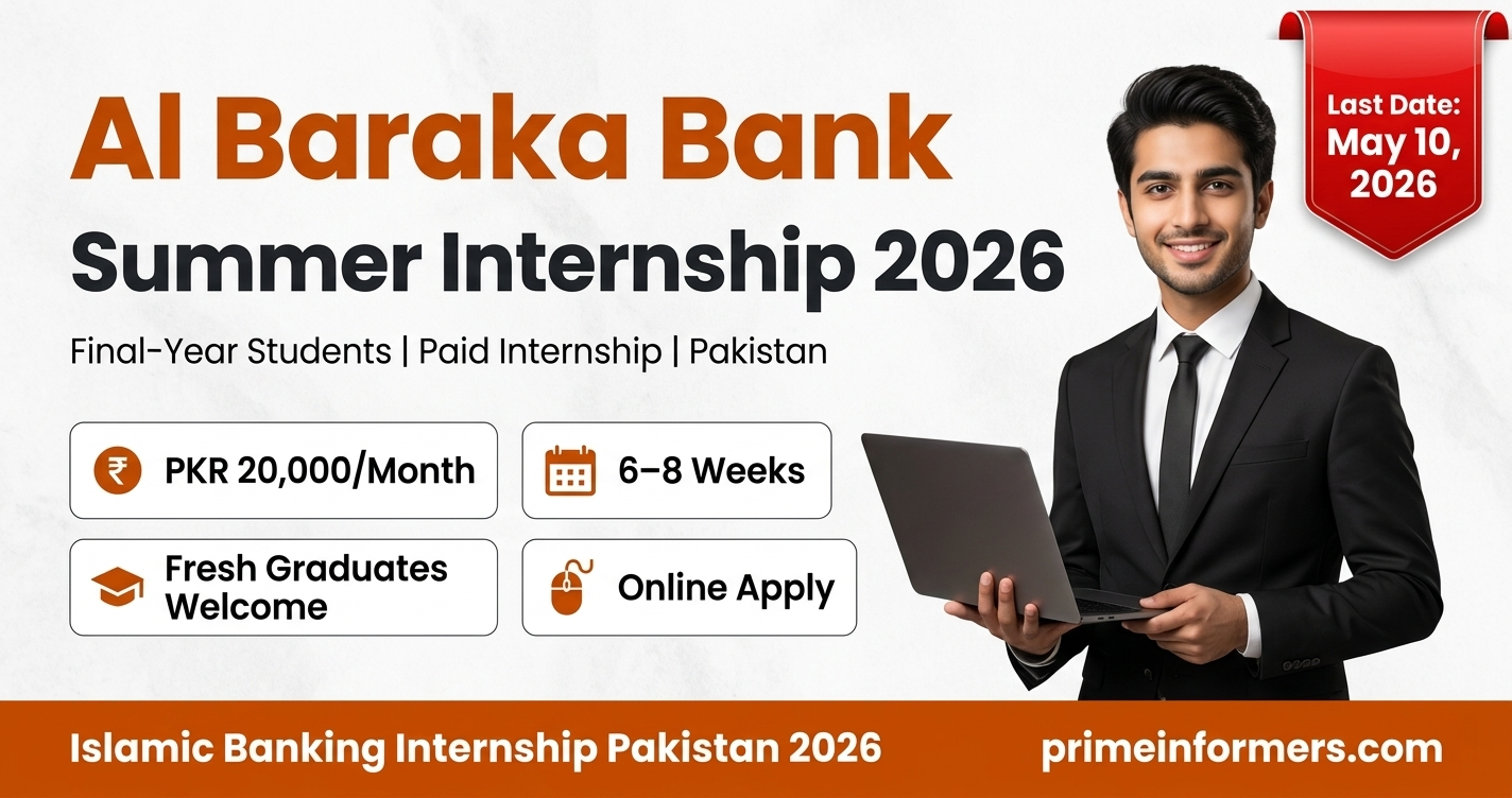 Al Baraka Bank Summer Internship 2026 – Apply Online